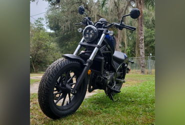 2021 HONDA REBEL 300 ABS motorcycle for rent near Leesburg, FL