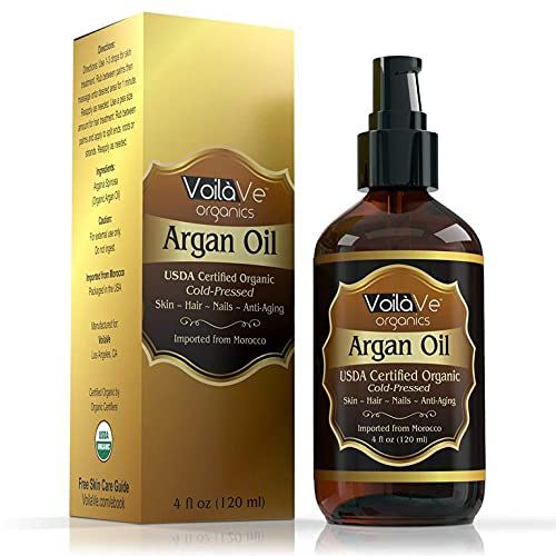 VoilaVe Organics Argan Oil vs aspen kay NATURALS Glow Face Oil Slant