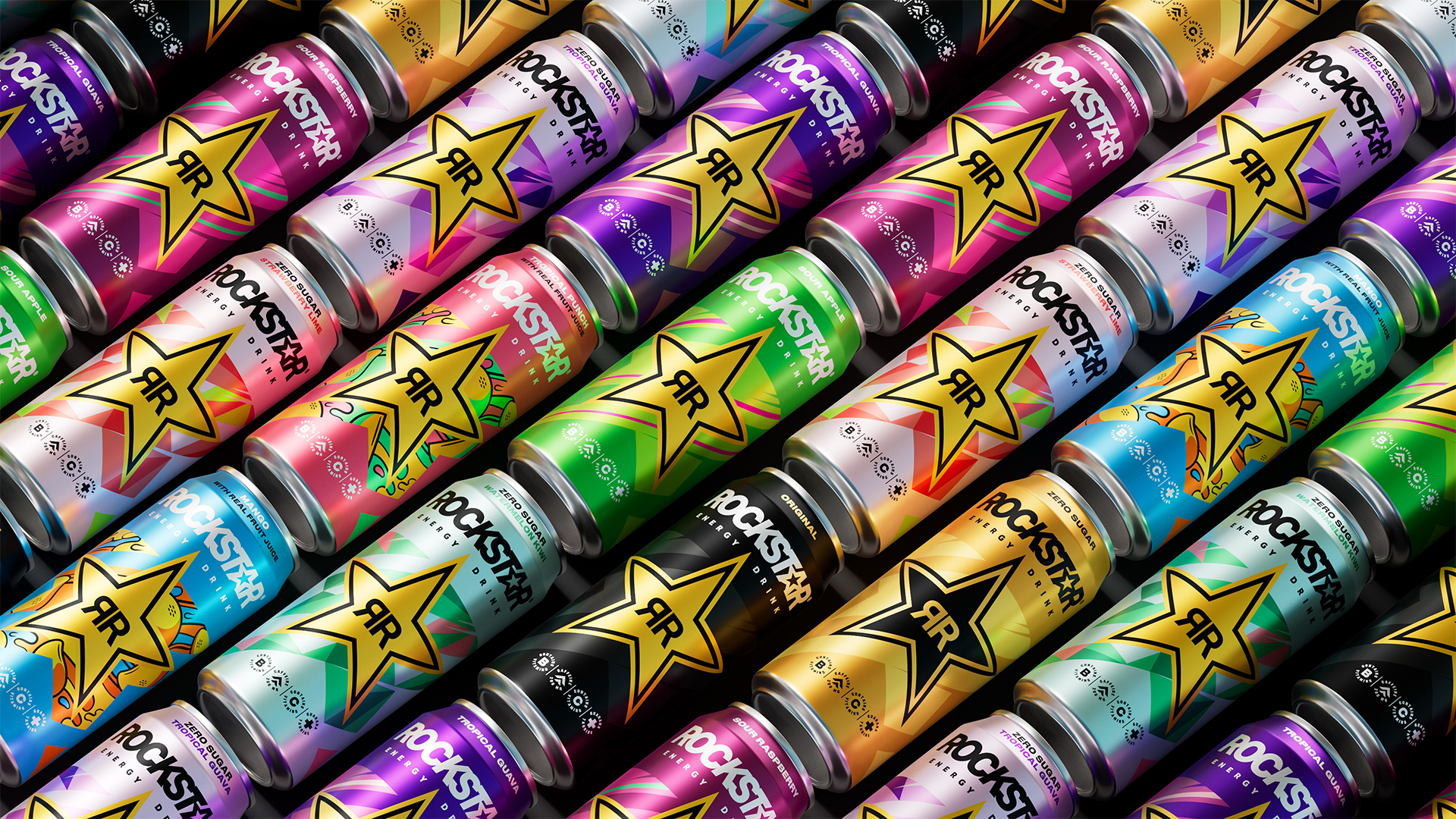 Rockstar Energy Gets a Punchy Makeover Straight Out of an Early 2000s Blockbuster