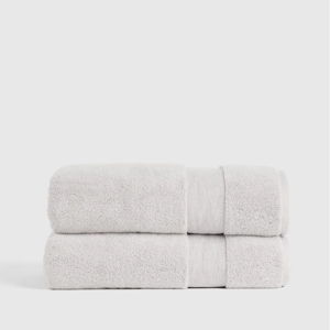Turkish Classic Bath Sheet (Set of 2 in Silver)