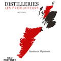 Carte localisation de la distillerie écossaise Pulteney