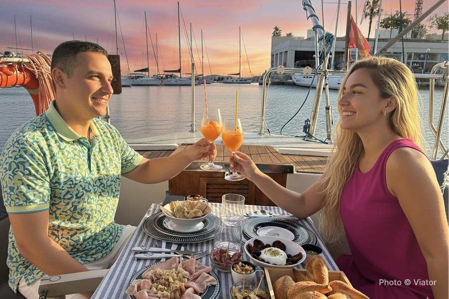 Romantic Dinner on Board at the Port of Barcelona - photo 6