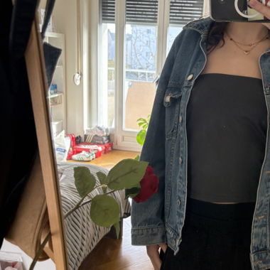 veste en jeans 