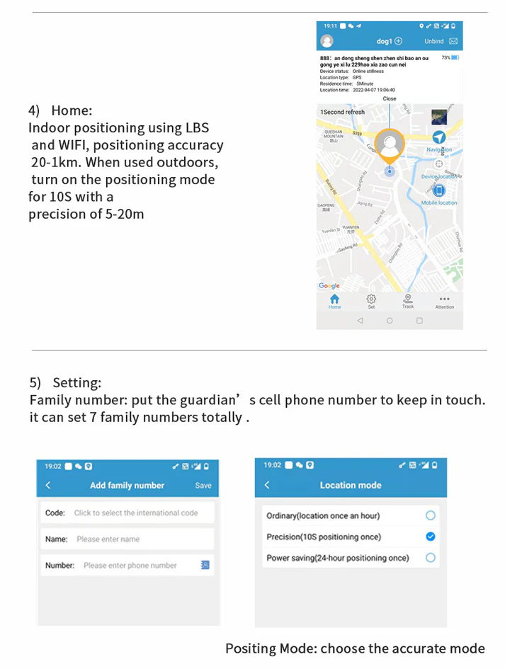 Real-Time Pet GPS Tracker Locator - Magnetic Charging, Multi-Mode Positioning for Dogs & Cats - Image 6
