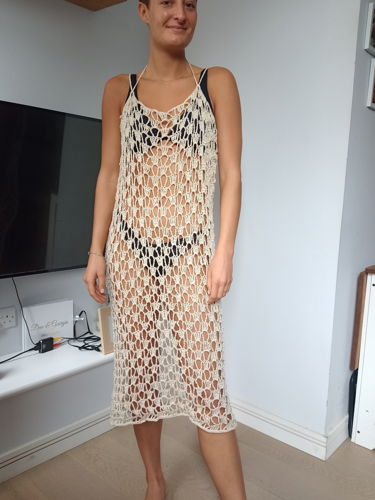 Crochet pattern: The lace beach dress