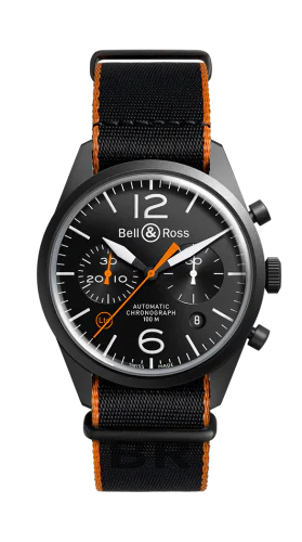 BR 126 Carbon Orange Chronograph