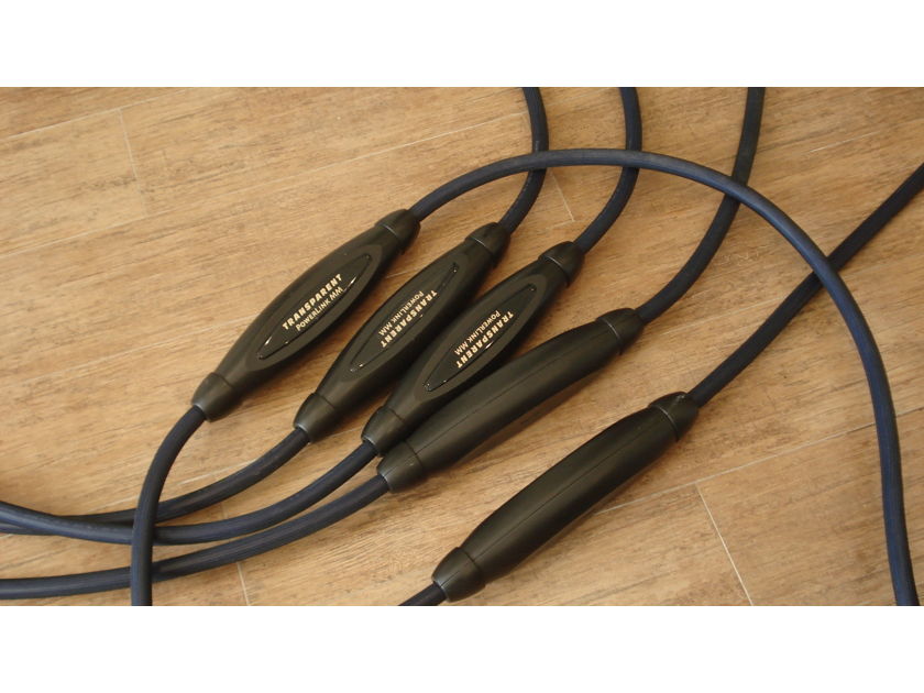Transparent Audio PowerLink MM FREE SHIPPING Powercord. 2 meters long.