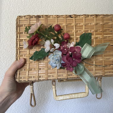 Vintage picnic basket