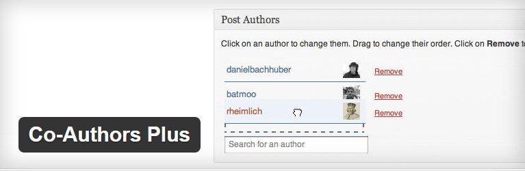 Co-Authors Plus - добавление подписей к постам WordPress