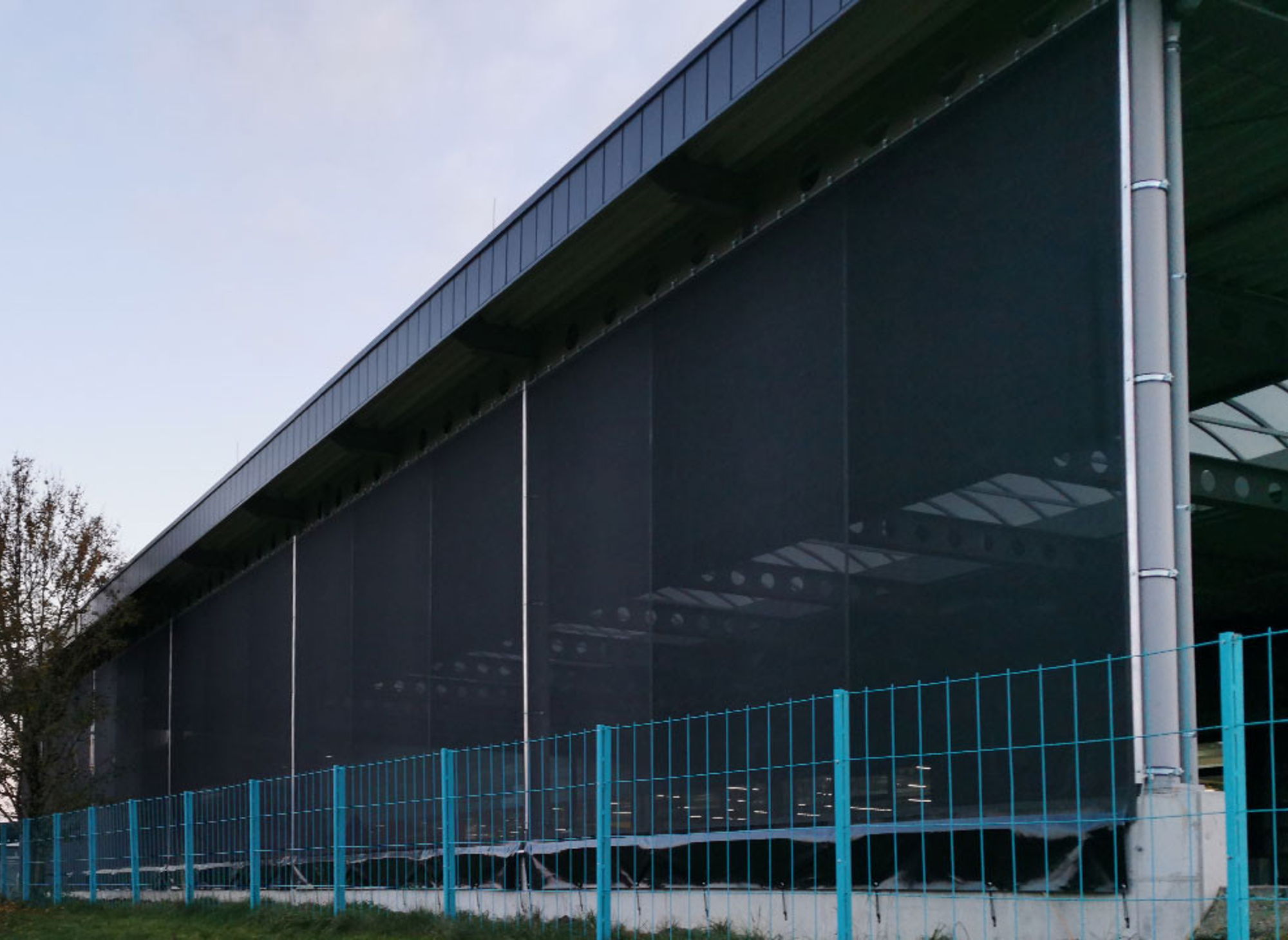 Festbespann & Seitenlüftung für landwirtschaftliche Hallen