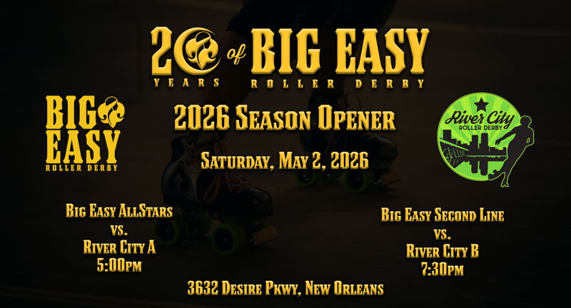 Big Easy Roller Derby 2026 Season Opener