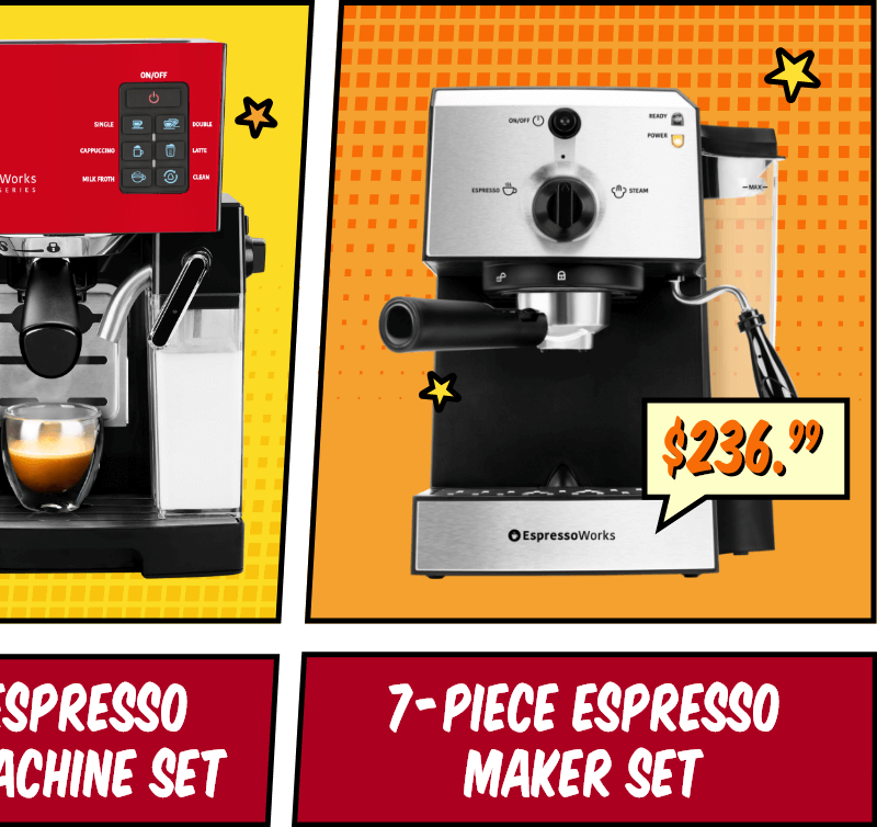 7 Piece Espresso Maker Set 