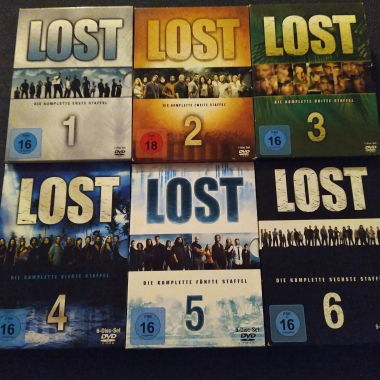 DVD Lost die komplette Serie Staffel 1-6 Boxen 