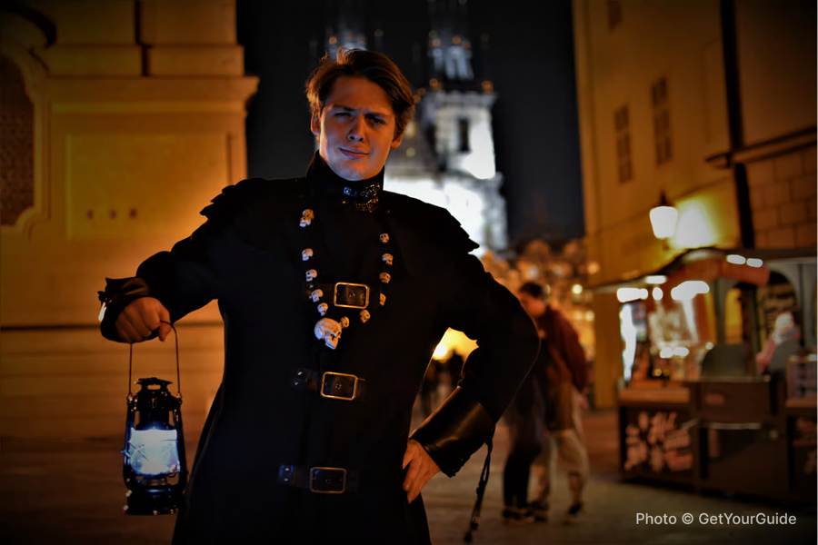 Prague: Ghosts, Legends, Medieval Underground & Dungeon Tour - photo 4