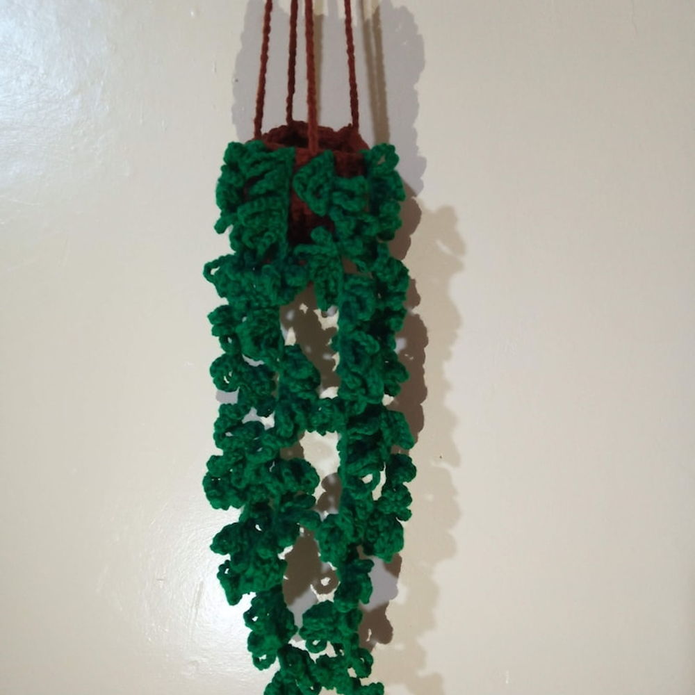 CROCHET Wall Hanging vines Pattern,Crochet Home Decor Pattern