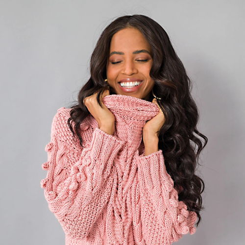 Turtleneck Pullover Knitting Pattern