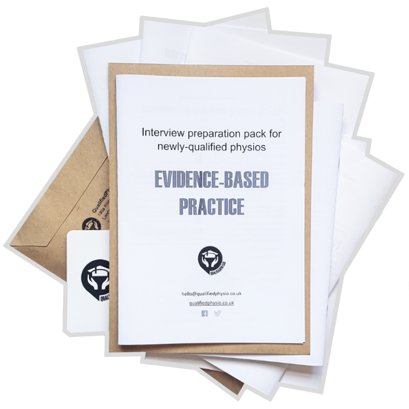 QualifiedPhysio EBP Evidence-Based Practice Interview Preparation Pack