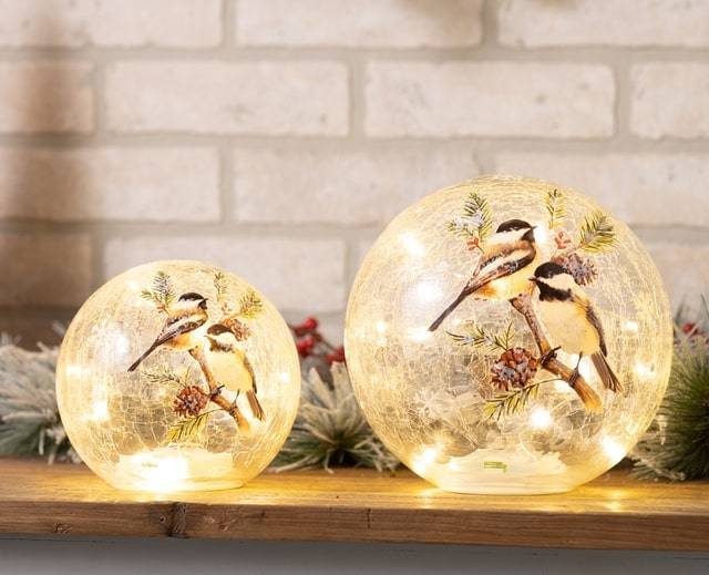 Raz Imports Wooden Sleigh With Winter Natural Arrangement and Pinecone Christmas Home Decor