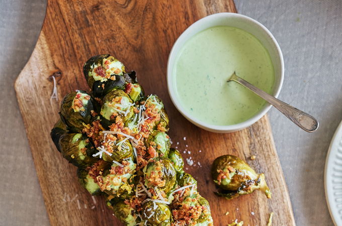 Brussels Sprouts on the Stalk