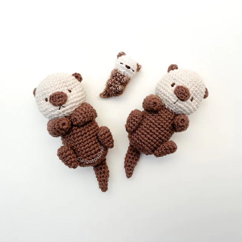 Zeeotter familie haakpatroon