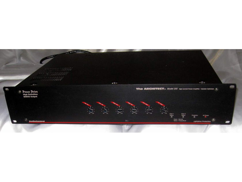 Audio Control Architect 200 power amplifier with EQ