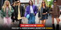 The Game is in the Fabrics –  Pick Out a Suede Bomber Jacket for Women