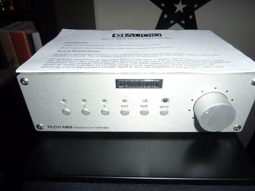 CI Audio.  PLC-1 Mk II passive preamplifier with remote