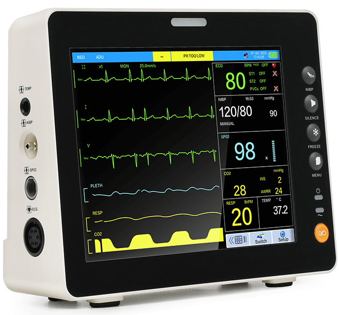  patient monitor with touchscreen