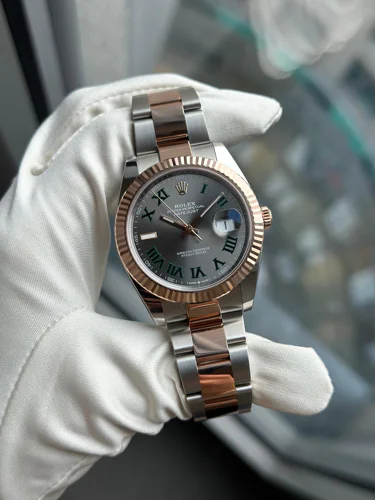Rolex Datejust 41 Wimbledon Dial Oyster Bracelet