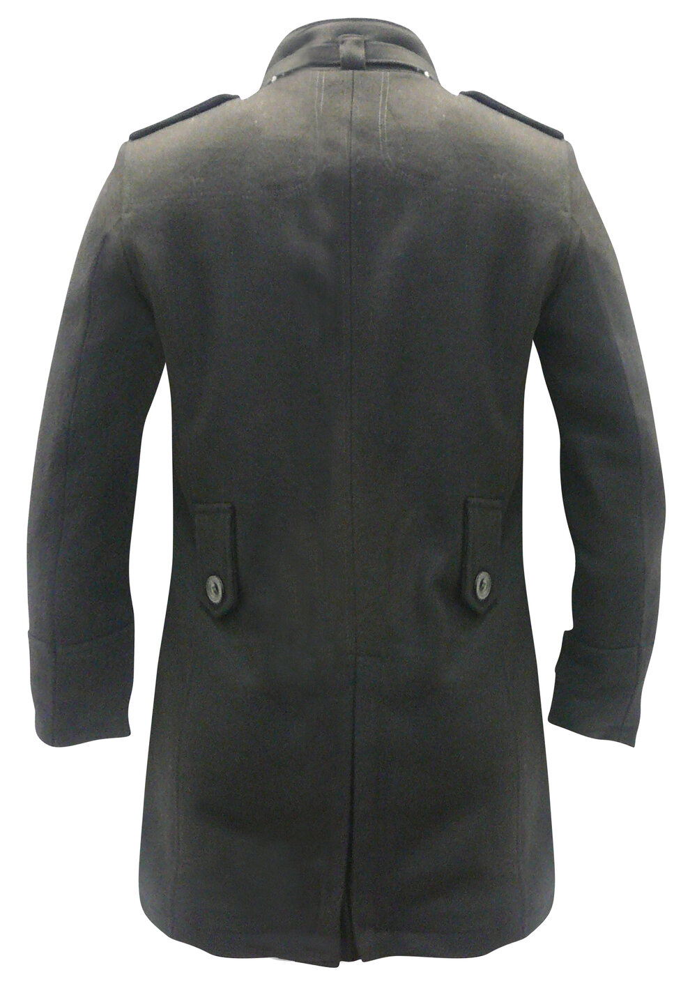 SALAMANCA - Black WOOL and CASHMERE - Image 3