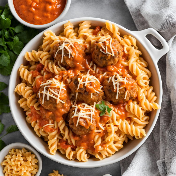 Photo of NEW!!! Buffalo Chicken Ranch Meatball Mac & Cheese