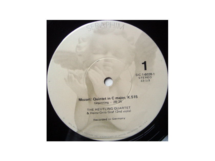 EMI Angel Seraphim / HEUTLING QT, - Mozart The Complete String Quintets, NM, 3LP Box Set!