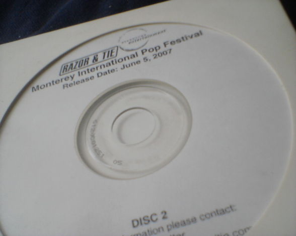 Razor & Tie Promo CD - Monterey Pop w/ 2 rare Jimi Hend...