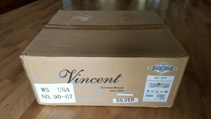 Vincent Audio SV-237 Hybrid Stereo Integrated Amp In Si...