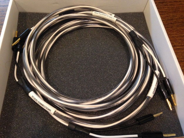Studio Connections Monitor Speaker Cables (2.5 m, Banan...