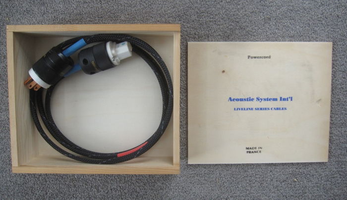 Acoustic Systems Intl. Power Cord - 1.8 meters