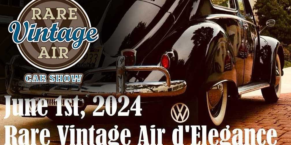 Rare Vintage Air d’Elegance 2024 Car Show promotional image