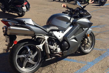 2008 HONDA VFR800 INTERCEPTOR motorcycle for rent near San Diego, CA