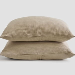 Organic Airy Gauze Sham Set | Quince