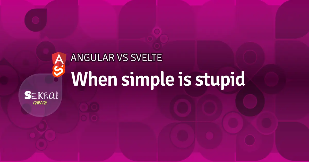 Redirection Fine Form When simple is stupid - Sekrab Garage