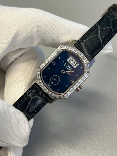 A. Lange & Söhne Arkade in 750 White Gold and Baguette Diamonds
