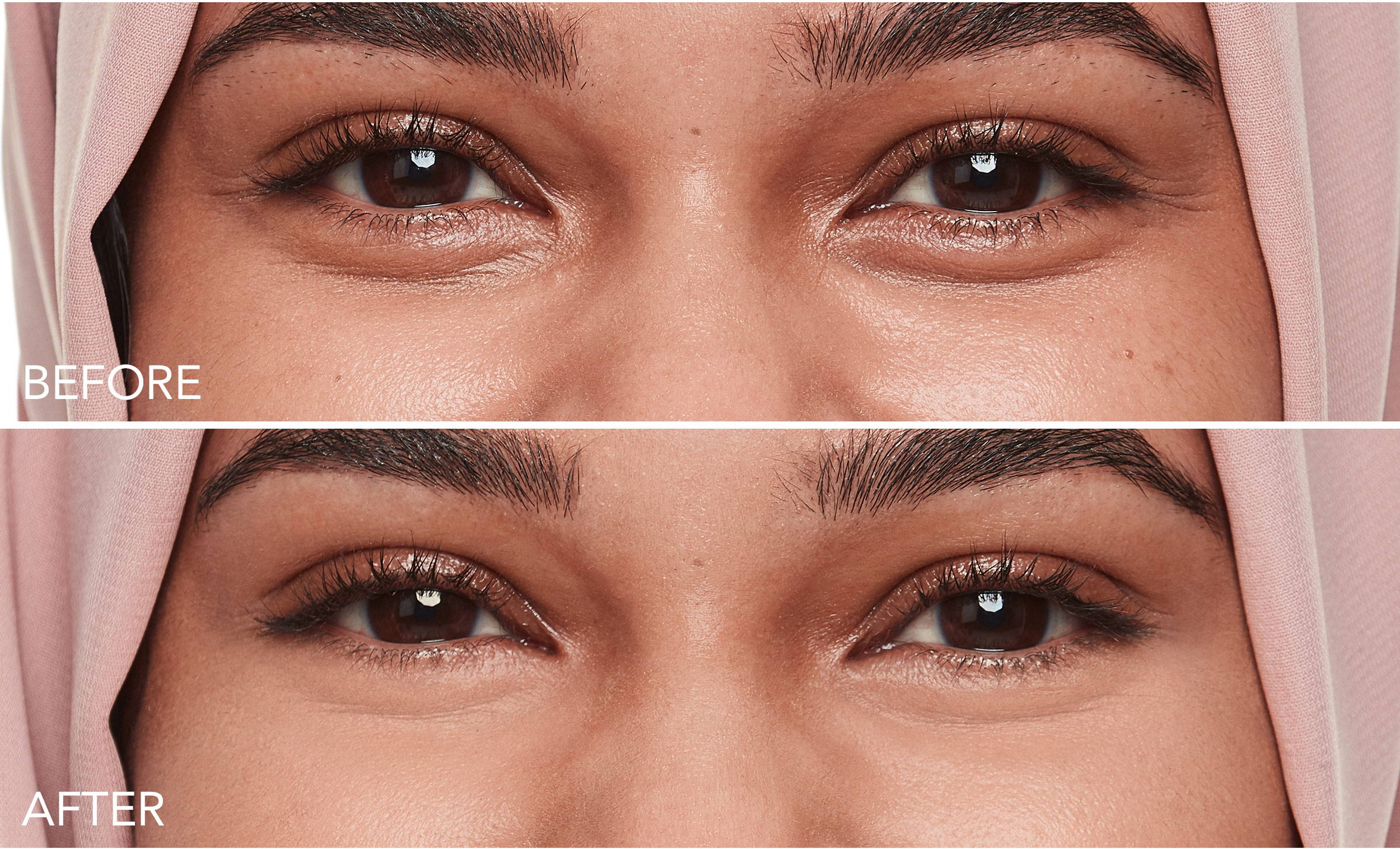 femme avec anti-cernes naturel
