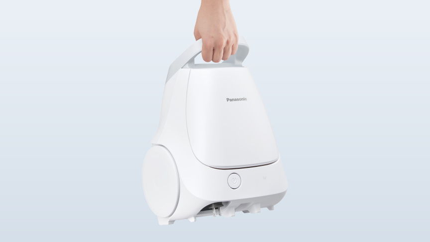 持ち運びしやすいハンドル付き