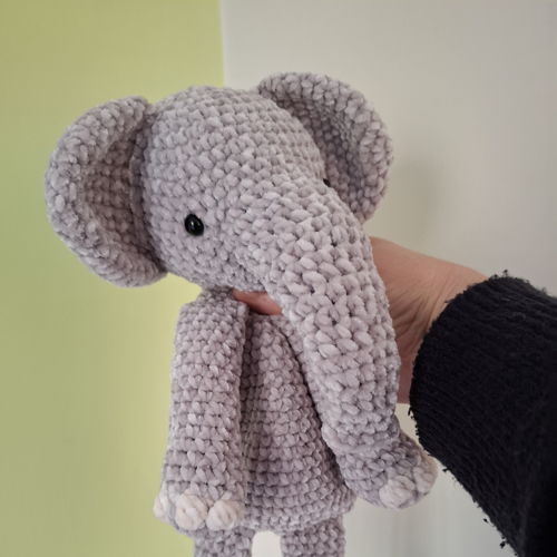Buster olifant knuffeldoekje velvet