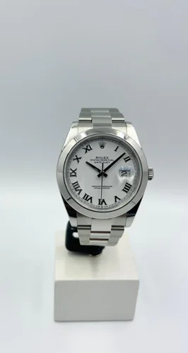 Rolex Datejust 41 White Dial Roman Numerals Oyster Bracelet