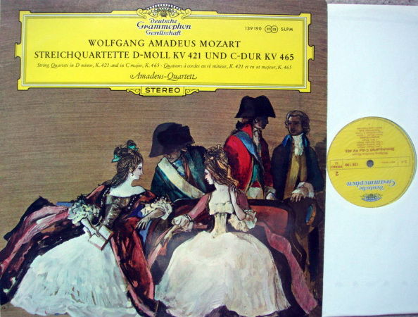 DGG / AMADEUS QT, - Mozart String Quartets K.421 & 465,...