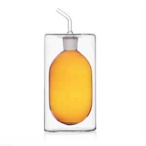 Ichendorf Cilindro Colore Olive Oil Bottle 250 ml. - Amber