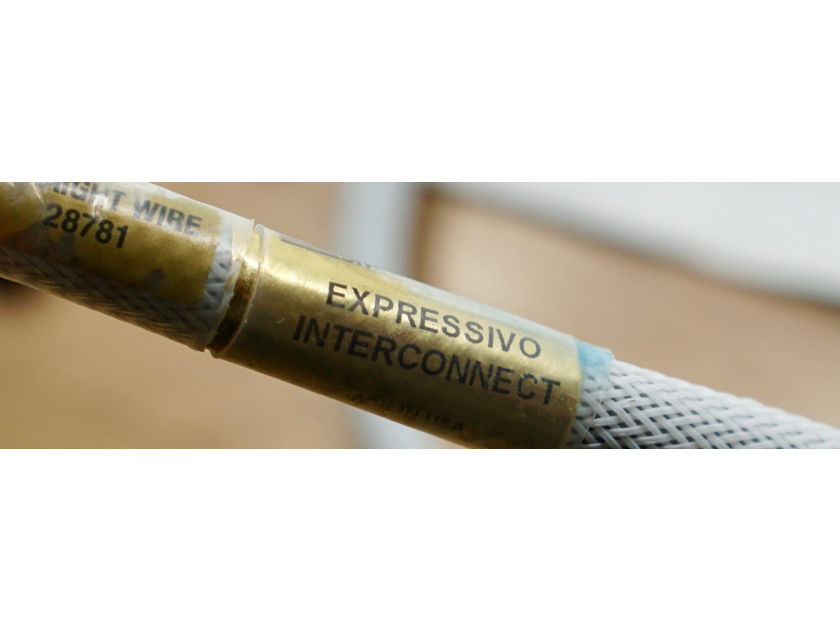Straight Wire  Expressivo SC Speaker Cables 2 meters (PAIR) XLR terminated Interconnects