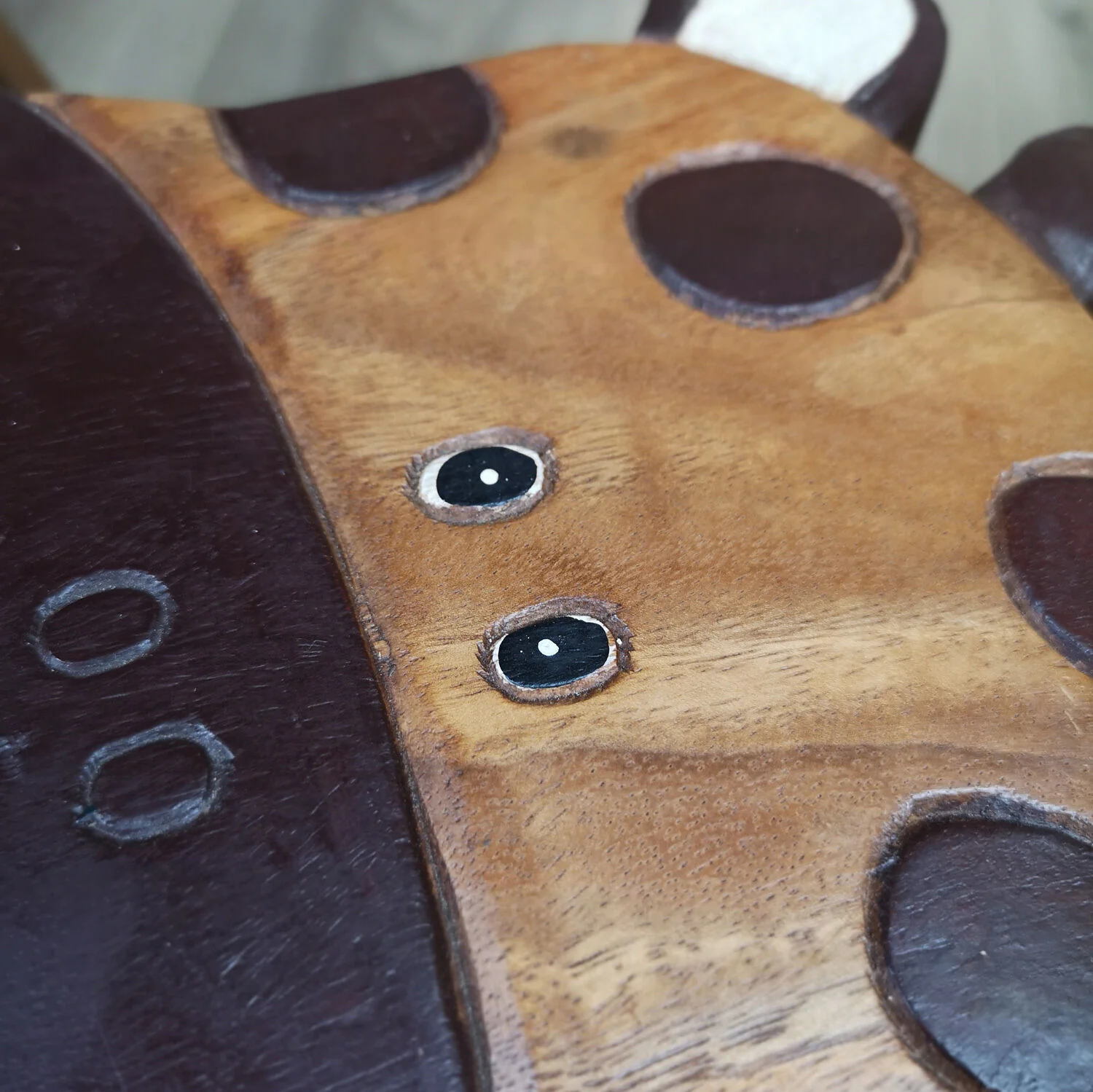 Kids Chair Wooden Stool Animal GIRAFFE Theme Children’s wood Chair Toddlers Stepping - Image 4