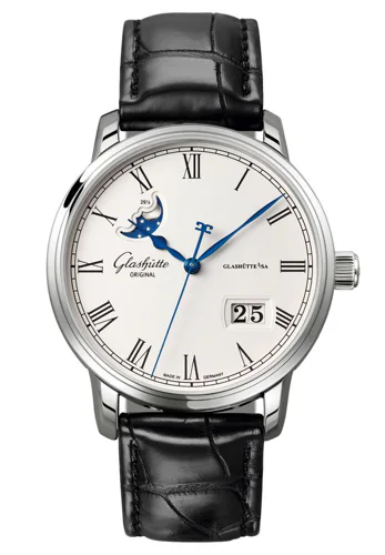 Glashütte Original Senator Panorama Date Moon Phase 100-04-32-12-04